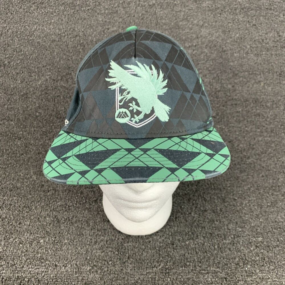 Bungie Destiny 2 SnapBack Hat Ghost Green Gray Geometric Triangle Eagle Logo